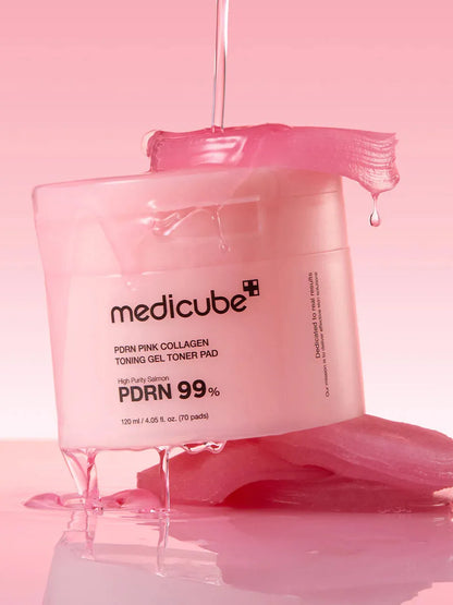 Medicube PDRN Pink Collagen Toning Gel Toner Pad
