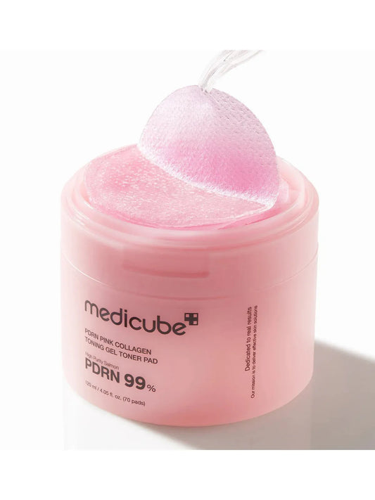 Medicube PDRN Pink Collagen Toning Gel Toner Pad
