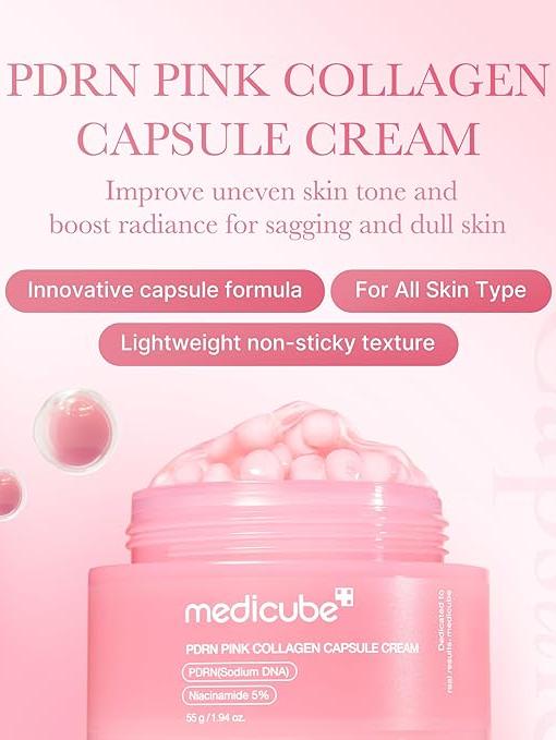 Medicube PDRN Pink Collagen Capsule Cream