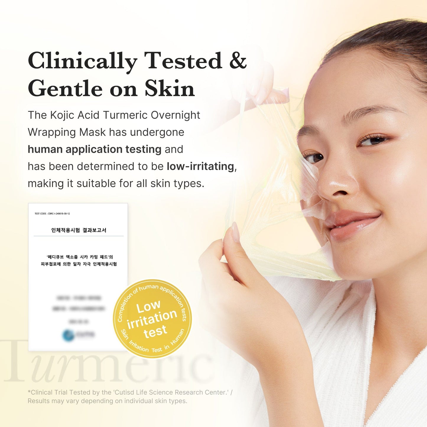 Kojic Acid Vita Turmeric Night Wrapping Mask (Peel-off Brightening Mask)