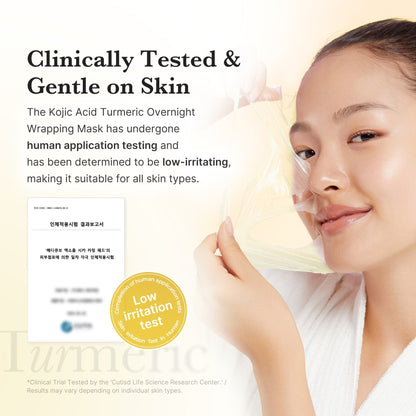 Kojic Acid Vita Turmeric Night Wrapping Mask (Peel-off Brightening Mask)