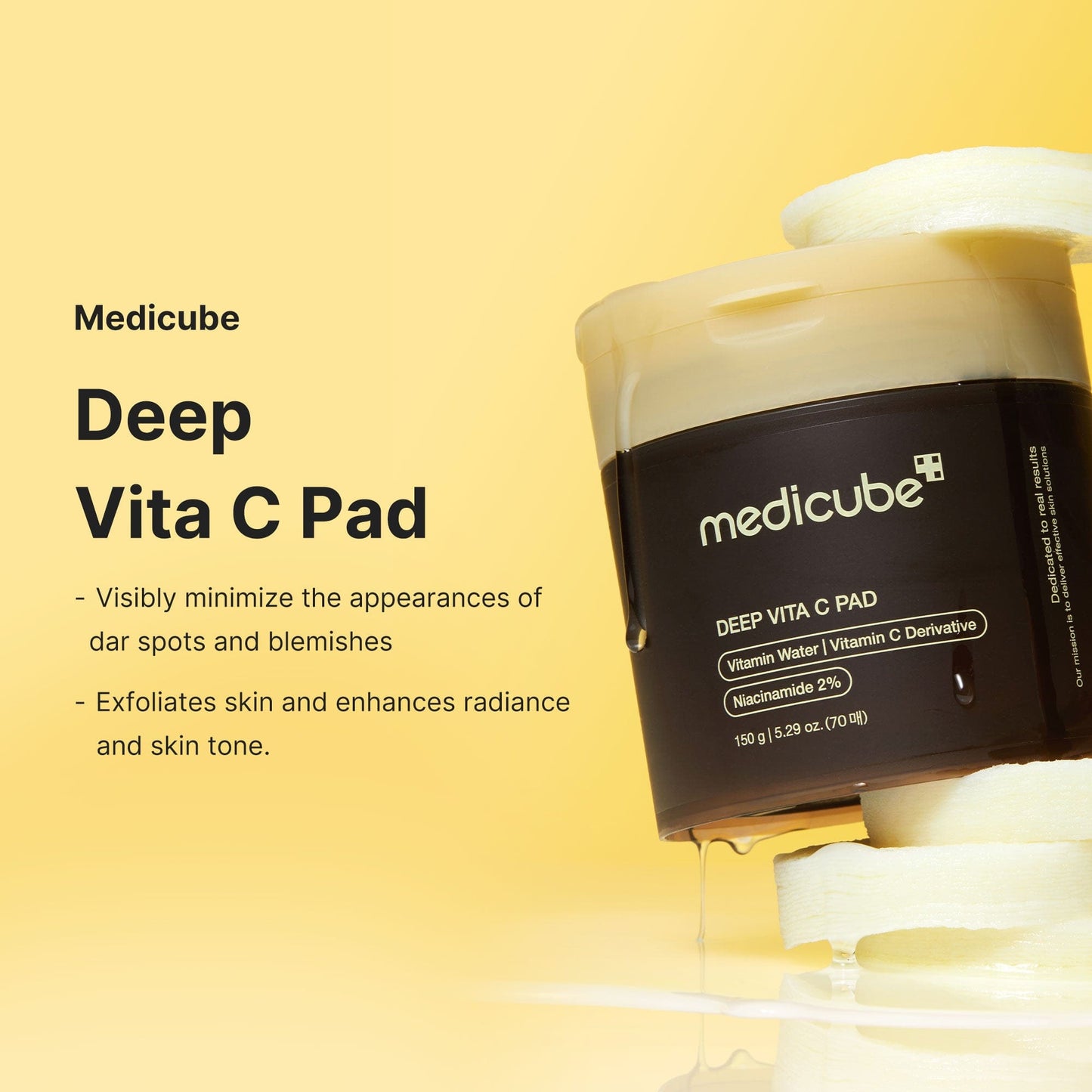 [No.1 Dark Spot Brightening Toner Pad] Deep Vita C Pad