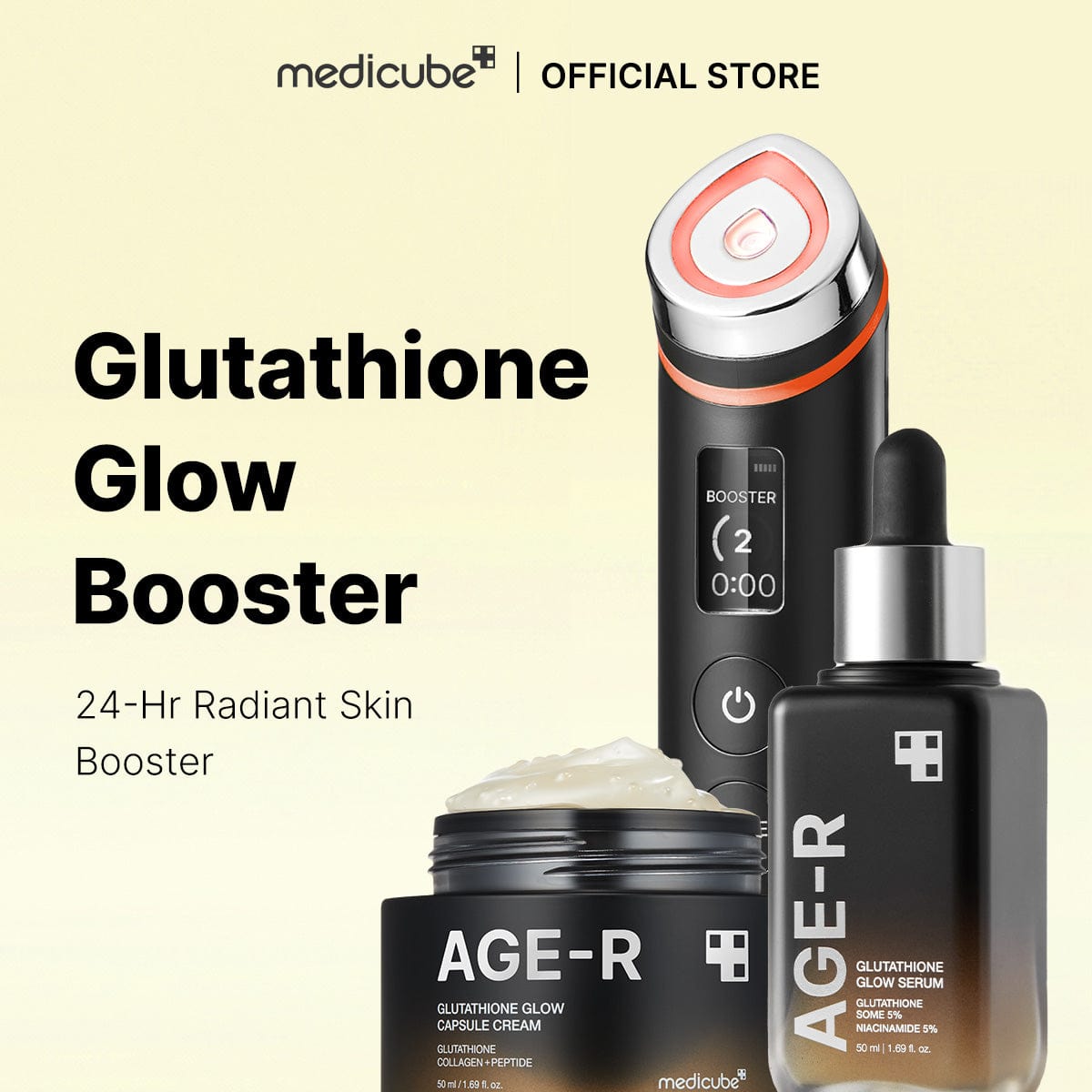 (Renual) AGE-R Glutathione Glow Serum 30ml
